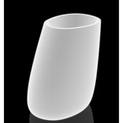 STONE VONDOM 87x64/100 designerska podświetlana donica kamień biała LED